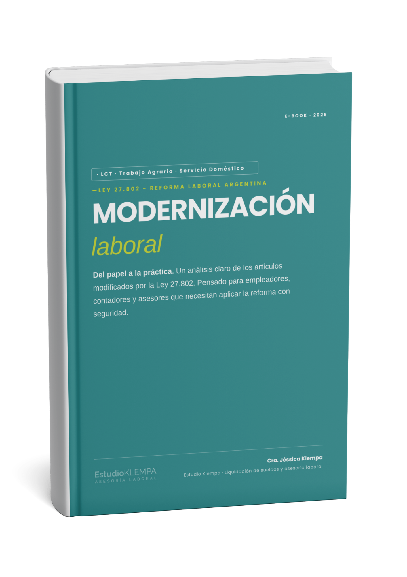 Portada Ley de Modernización Laboral